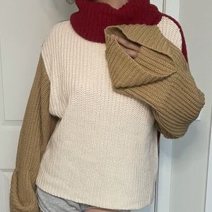 Lumière Contrast Colored Turtleneck | VICI | M